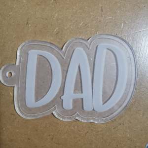Acrylic Blanks Words: Acrylic - 3 Inch - Dad