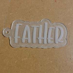 Acrylic - 3 Inch - Father