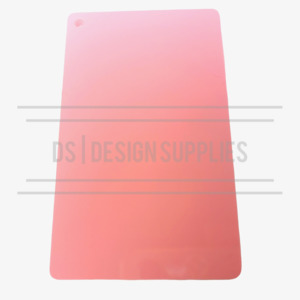 Acrylic - 3 inch Rectangle Pastel Pink