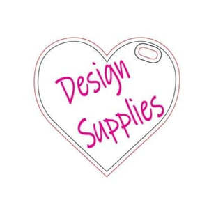 Acrylic Bookmark Luggage Tag: Acrylic - Luggage Tag - Heart 3 Inch