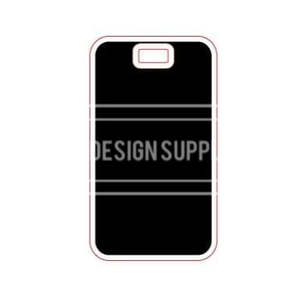 Acrylic Bookmark Luggage Tag: Acrylic - Luggage Tag - Rectangle 3 Inch