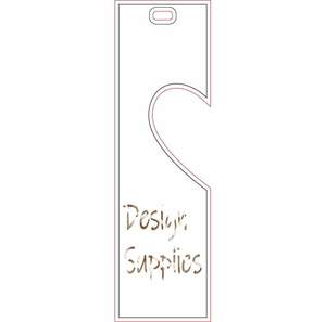 Acrylic - Bookmark Large with Heart Cutout