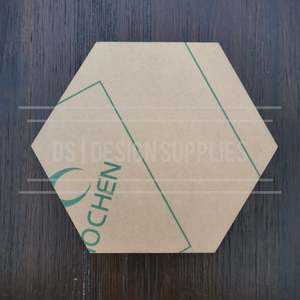 Acrylic Blank Coaster: Acrylic - Hexagon Coaster - 3.75 Inch