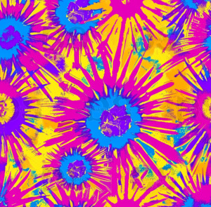 Tumbler Wraps: Tie-dye print 12