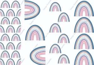 Pen Wraps: Rainbow Blues - Pen Wraps