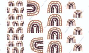 Pen Wraps: Neutral Toned Rainbows - Pen Wraps