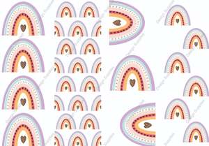 Pen Wraps: Pastel Leopard Rainbow - Pen Wraps