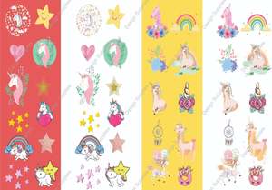 Pen Wraps: Cartoon Unicorn - Icons - Pen Wraps