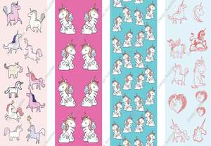 Pen Wraps: Cartoon Unicorn - Pen Wraps
