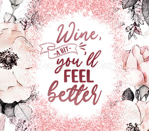 Recently Added Prints: Tumbler Wrap - Wine a bit