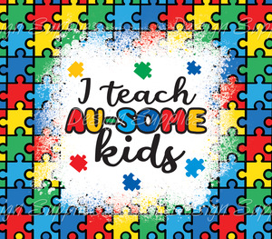 Recently Added Prints: Tumbler Wrap - Teach Au-some Kids