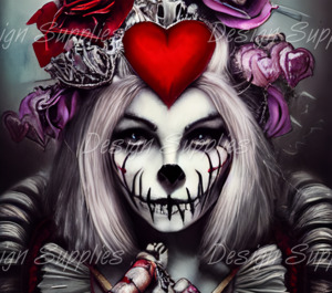 Tumbler Wrap - Queen of Hearts 2
