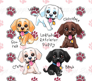 Recently Added Prints: Tumbler Wrap - Puppy