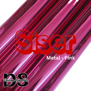 All Heat Transfer Vinyl: Siser Metal - Pink