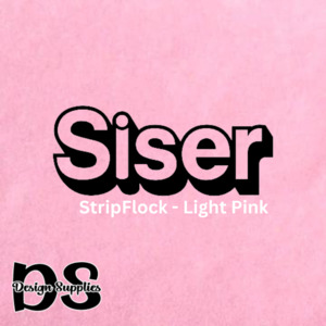 All Heat Transfer Vinyl: Siser Stripflock Pro - Light Pink
