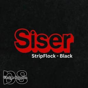All Heat Transfer Vinyl: Siser Stripflock Pro - Black