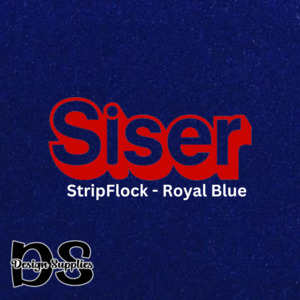 All Heat Transfer Vinyl: Siser Stripflock Pro - Royal Blue