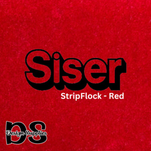All Heat Transfer Vinyl: Siser Stripflock Pro - Red