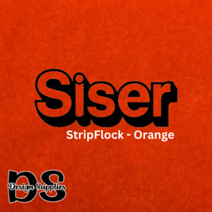 All Heat Transfer Vinyl: Siser Stripflock Pro - Orange