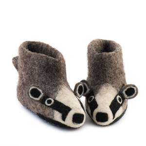 Billie Badger Children Slippers