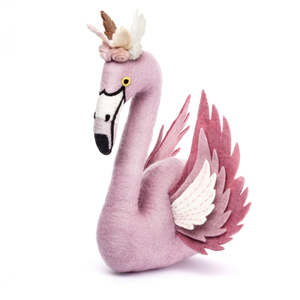 Animal Heads: Alice Flamingo Head with Wings