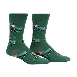 Socks: My Other Car is a Lawnmower - Mens Socks