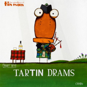 Prints: Tartin Drams - 30 x 30cm Paper Print and Framed Options
