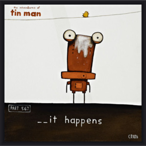 Shit Happens - Boxed Frame Print