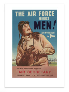 Prints: The Air Force Needs Men!  A3 Print
