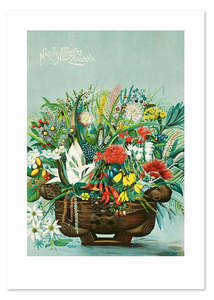 Prints: NZ Native Flowers A3 Print