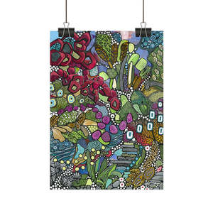 Gifts For Her: Red Maple Tea Towel