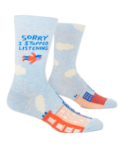 I Stopped Listening Men's Socks