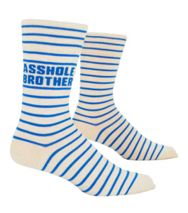 Gifts For Him: Asshole Brother Men's Socks