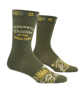 Gifts For Him: Frequently Childlike Men's Socks