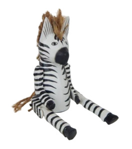 Animal Wooden Figurine - Zebra