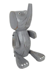 Animal Wooden Figurine - Elephant