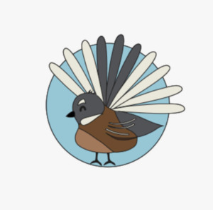 Gifts For Kids: Enamel Pin - Piri the Piwakawaka