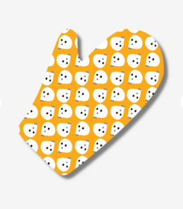 Oven Mitts: Oven Mitt - Skulls