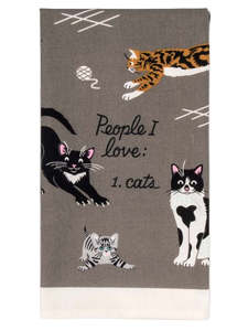 People I Love: Cats Tea Towel