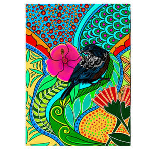 Tea Towels: Tea Towel - Tui Bird