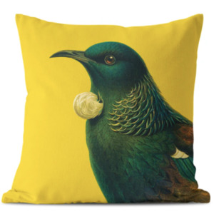 Kiwiana Cushions: Bright Tui Cushion Cover