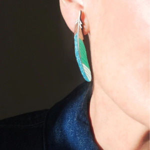 Earrings: Tui Feather Rimu Earrings