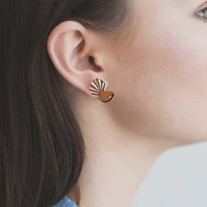 Earrings: Fantail Rimu Stud Earrings