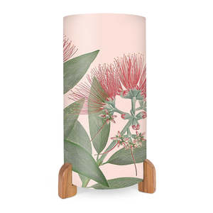 Lighting: Vintage Botanical Pohutukawa Table Lamp