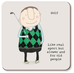 Coasters: Rosie Made A Thing Coaster - Golf