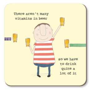 Rosie Made A Thing Coaster - Vitamins