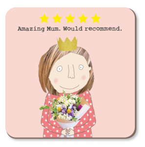 Rosie Made A Thing Coaster - Five Star Mum