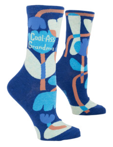 Women Socks: Cool Ass Grandma Crew Socks