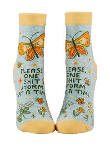 Please, One Shitstorm At A Time Ankle Socks