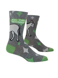 All Puns Intended Men's Socks